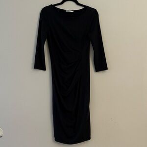 MaxMara Women’s Bateau Neck 3/4 Sleeve Midi Dress Size 40 (US 6)